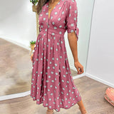 Mónica - Elegantne Täpiline Kleid