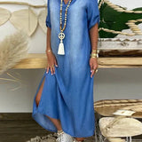 Ibiza - Denim Maxi Kleid