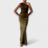 Luna - Asümmeetriline satiin Kleid