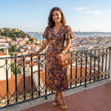 Vanessa - Elegantne kleit V-dekolteega