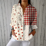 Ana - Maastiku Muster Blus