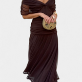 Luana - Elegantne V-dekolteega kleit