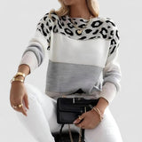 Júlia - Casual Leopardimustriga T-särk