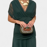 Luana - Elegantne V-dekolteega kleit