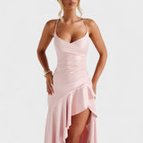 Samira - Maxi Roosa Kleid