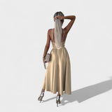 Cielo - Midi Kleid Avatud